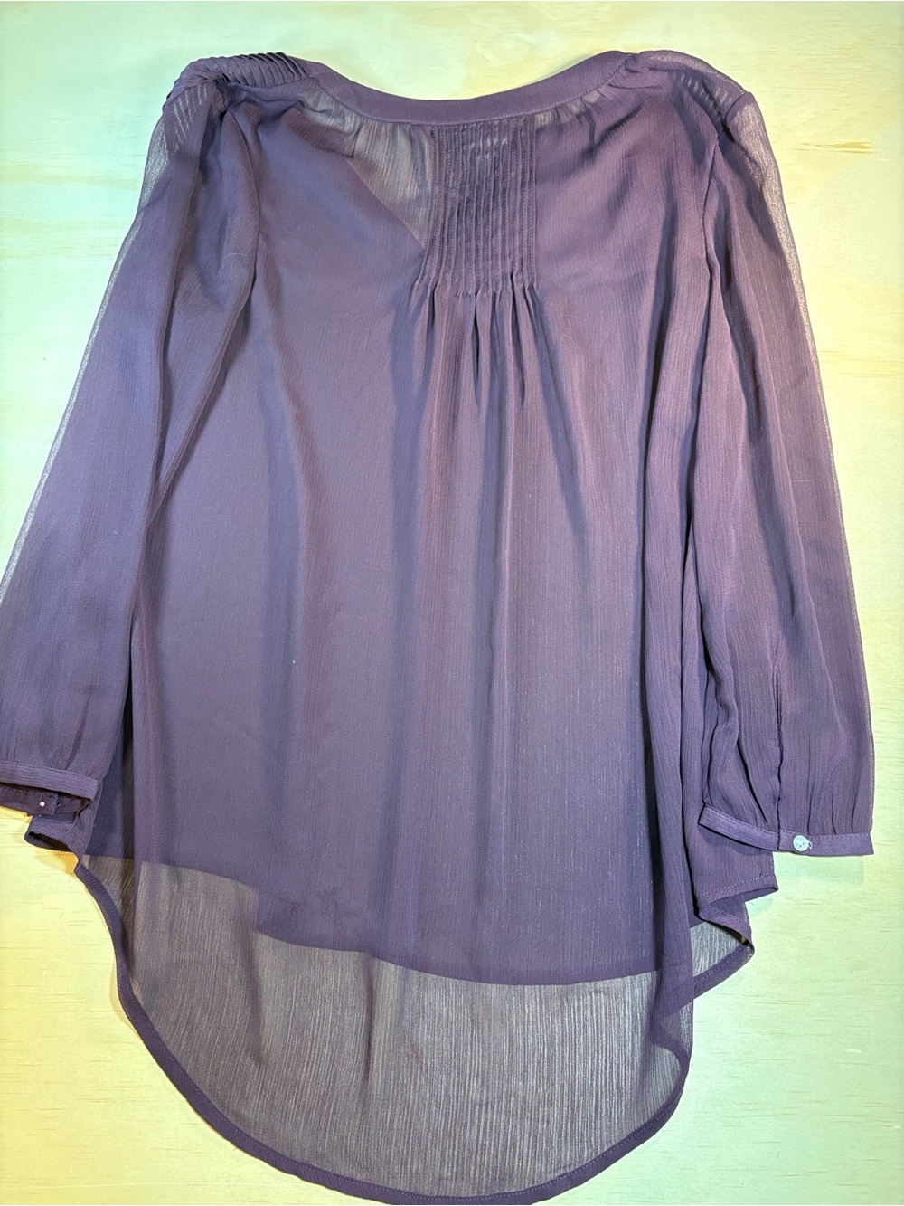 Merona Sheet Long Sleeve Blouse - Picture 3 of 4